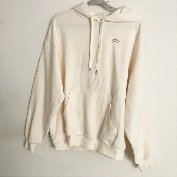 Alo Yoga Accolade Hoodie Ivory M - Picture 5 of 13